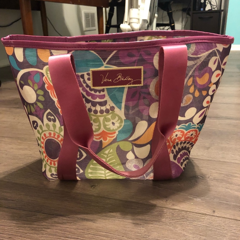 Vera Bradley see through bag